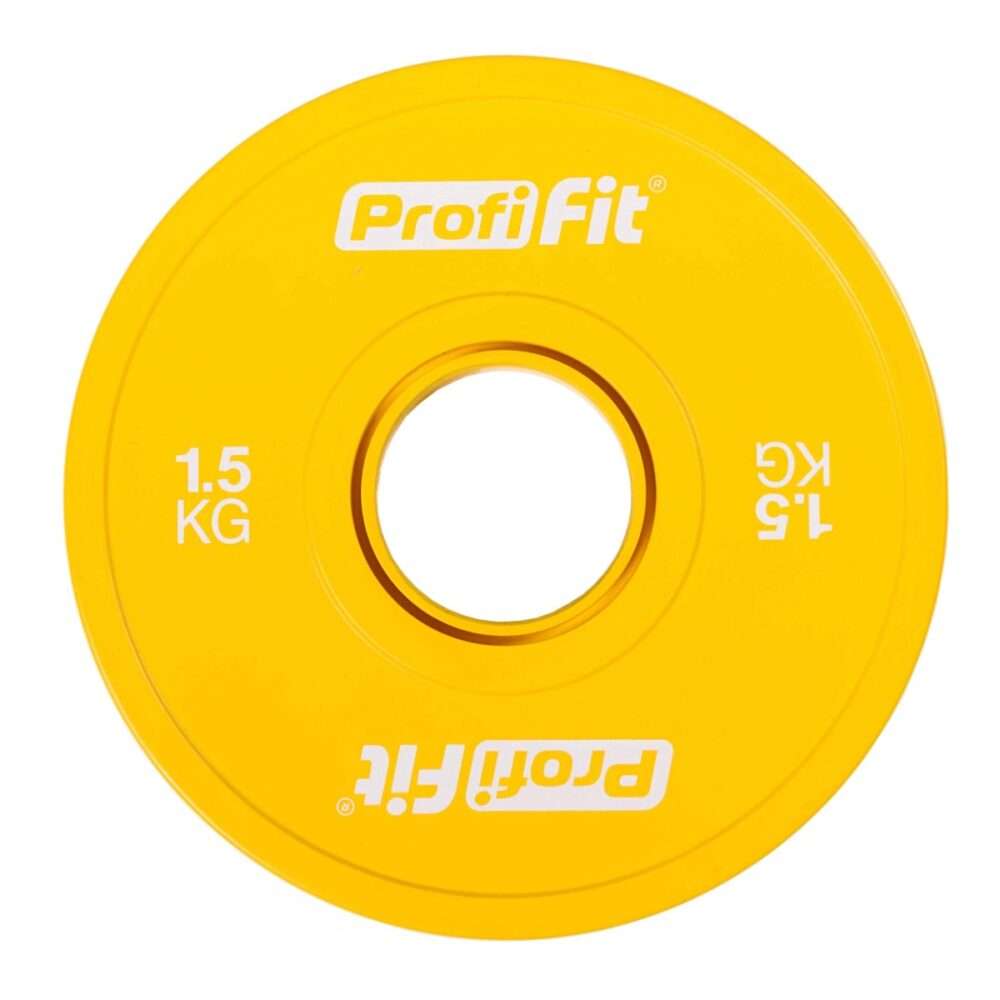 Диск профессиональный обрезиненный (цветной) D51 мм PROFI-FIT 1,5 кг