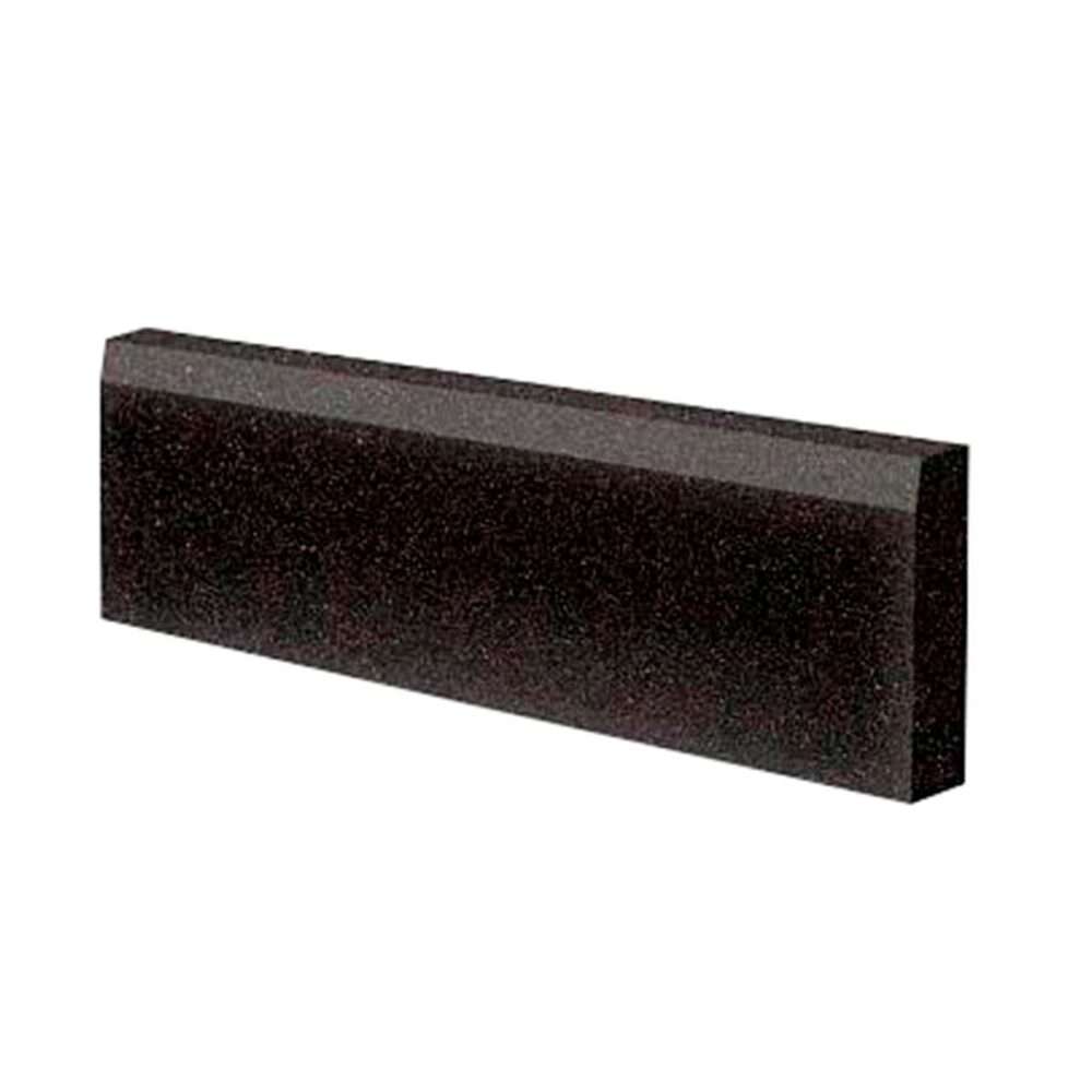 Плитка резиновая (черный Бордюр) 1000x200x45 мм PROFI-FIT