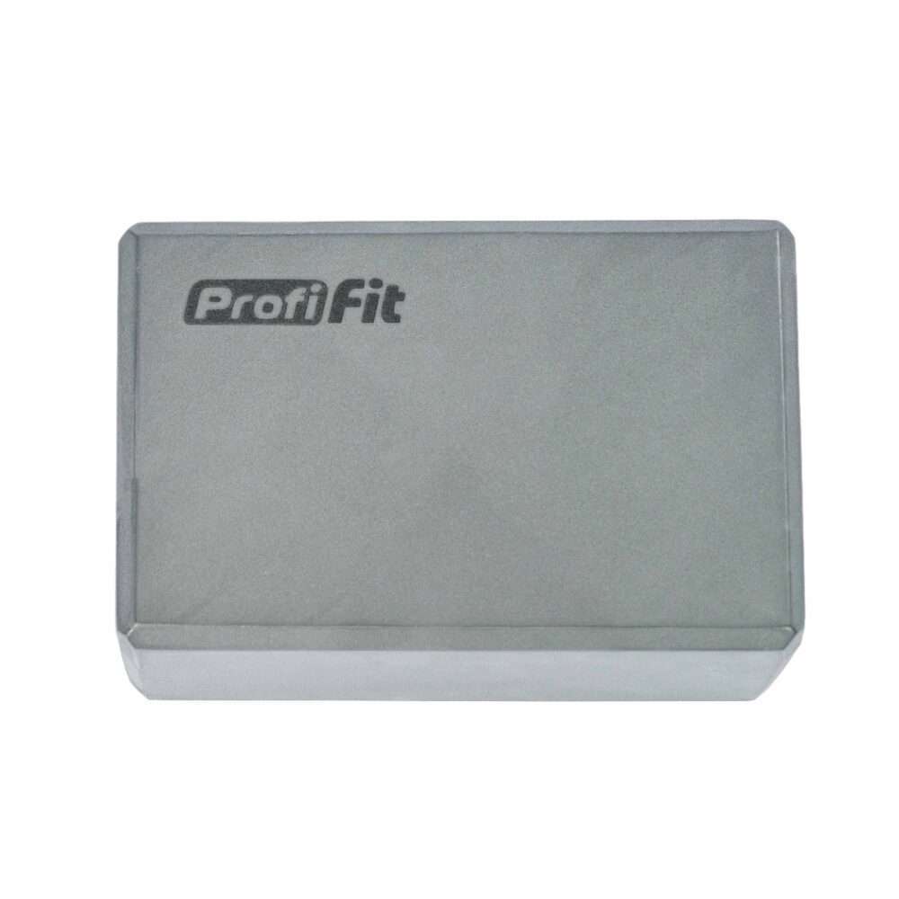 Блок для йоги (серый) PROFI-FIT