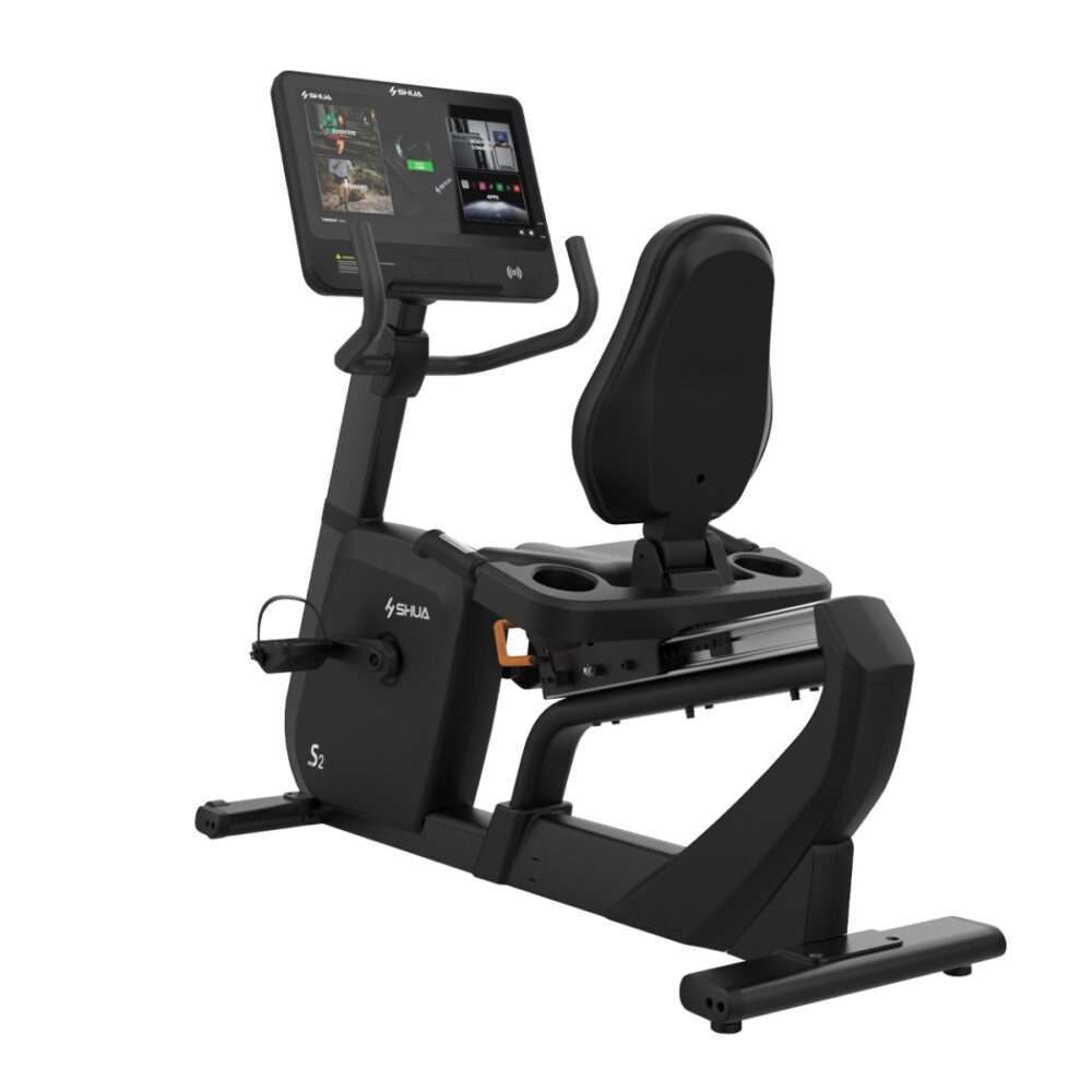 SH-B9100R22T Велотренажер горизонтальный (Android-дисплей, 21,5") SHUA