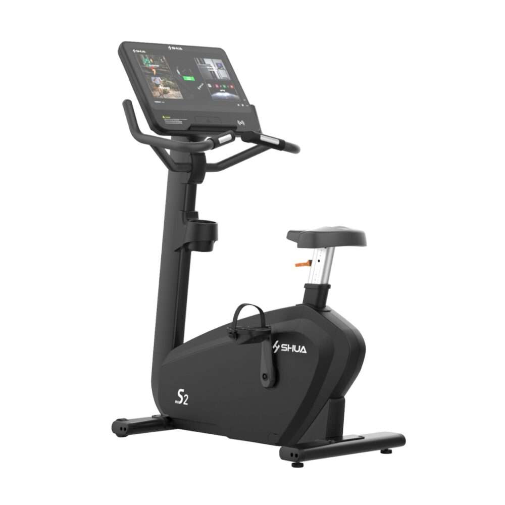 SH-B9100U22T Велотренажер вертикальный (Android-дисплей, 21,5") SHUA