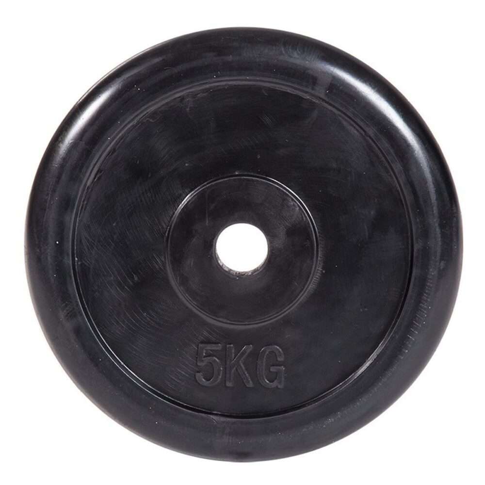 Диск обрезиненный классический, черный D26 мм PROFI-FIT  5 кг